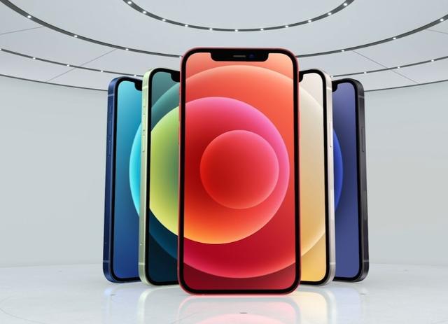 蘋(píng)果 iPhone 12 5G 搭載 A14 芯片：采用直面邊框設(shè)計(jì)，五款顏色